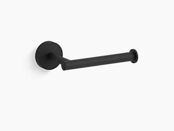 Elate Toilet Roll Holder-Matte Black