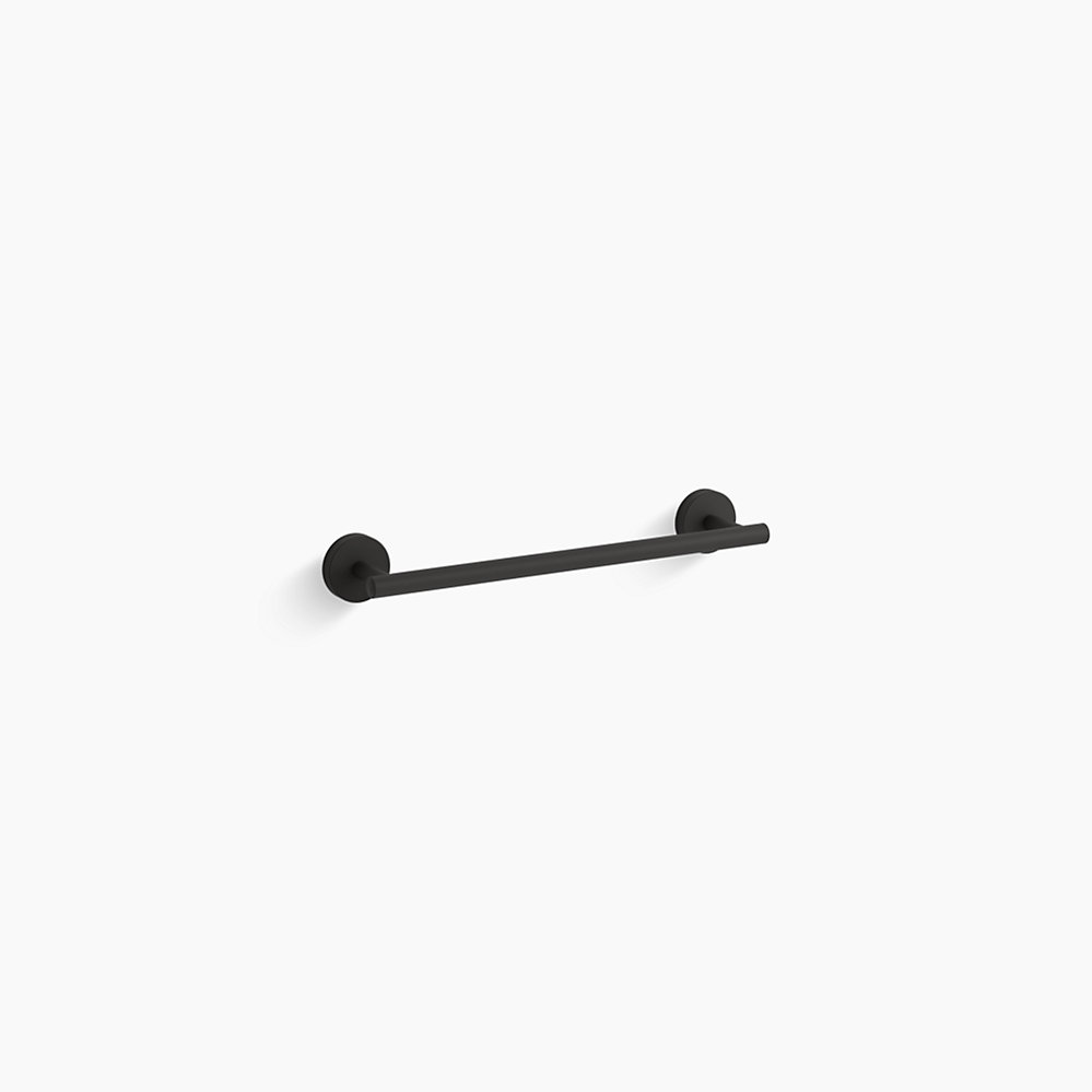 Elate 12″ Towel Bar-Matte Black