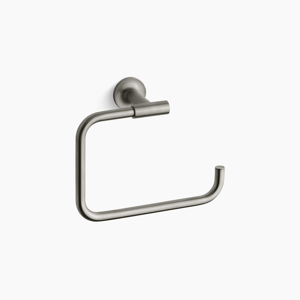 Purist Towel Ring-Brushed Nickel