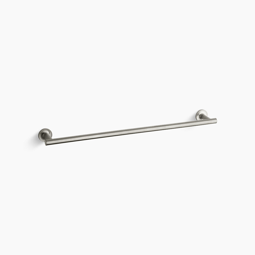 Purist Towel Bar 610mm (24'')-Brushed Nickel
