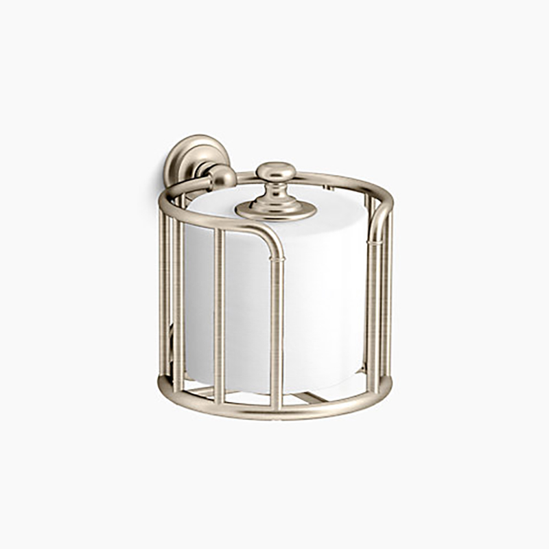 Artifacts Toilet Paper Holder (Vertical)-Brushed Bronze
