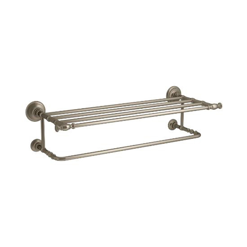 Artifacts 610mm (24”) Double Towel Shelf-Brushed Bronze