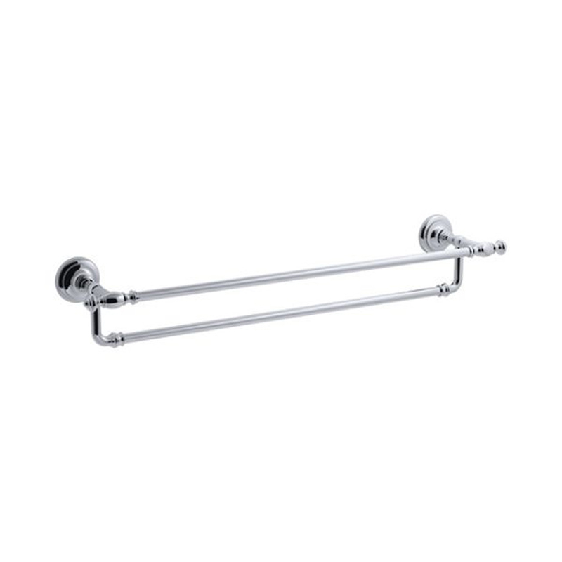Artifacts 610mm (24”) Double Towel Bar-Chrome