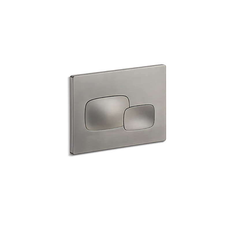 Pebble Pneumatic Face Plate-Moderne Brushed Nickel