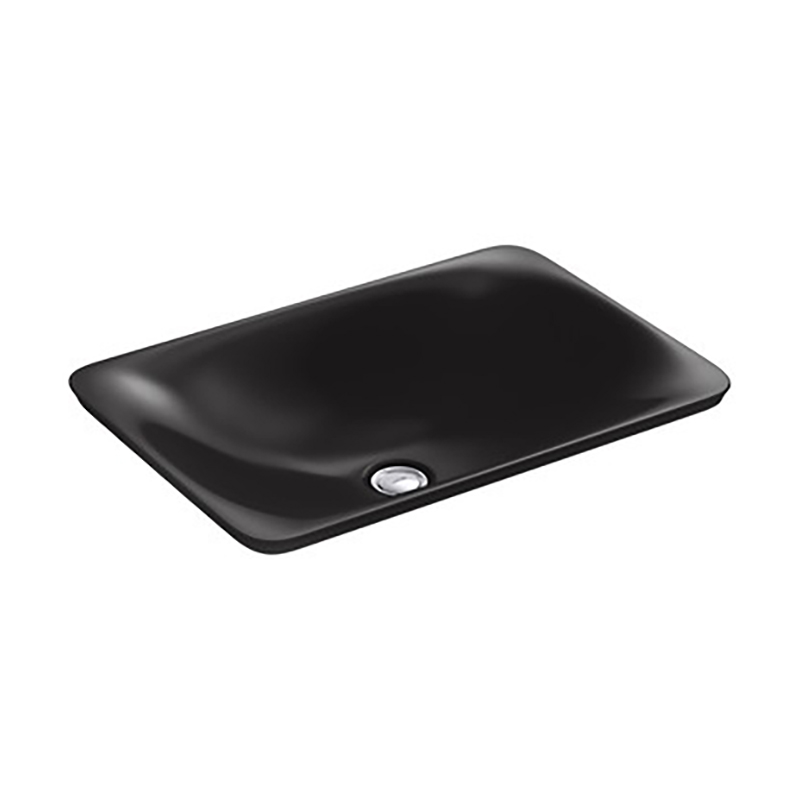 Carillon Rectangular Wading Pool Basin-Honed Black