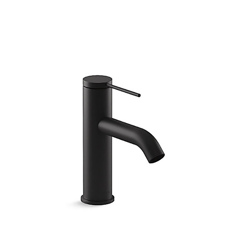 Components Single Lever Basin Mixer-Matte Black