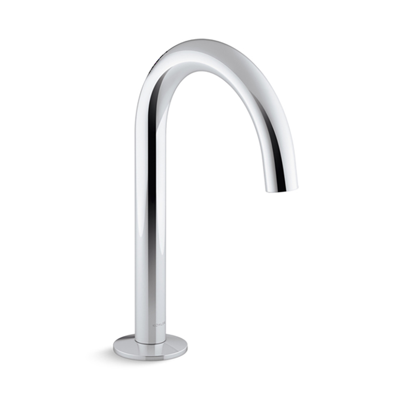 Components Tube Basin Spout-Chrome