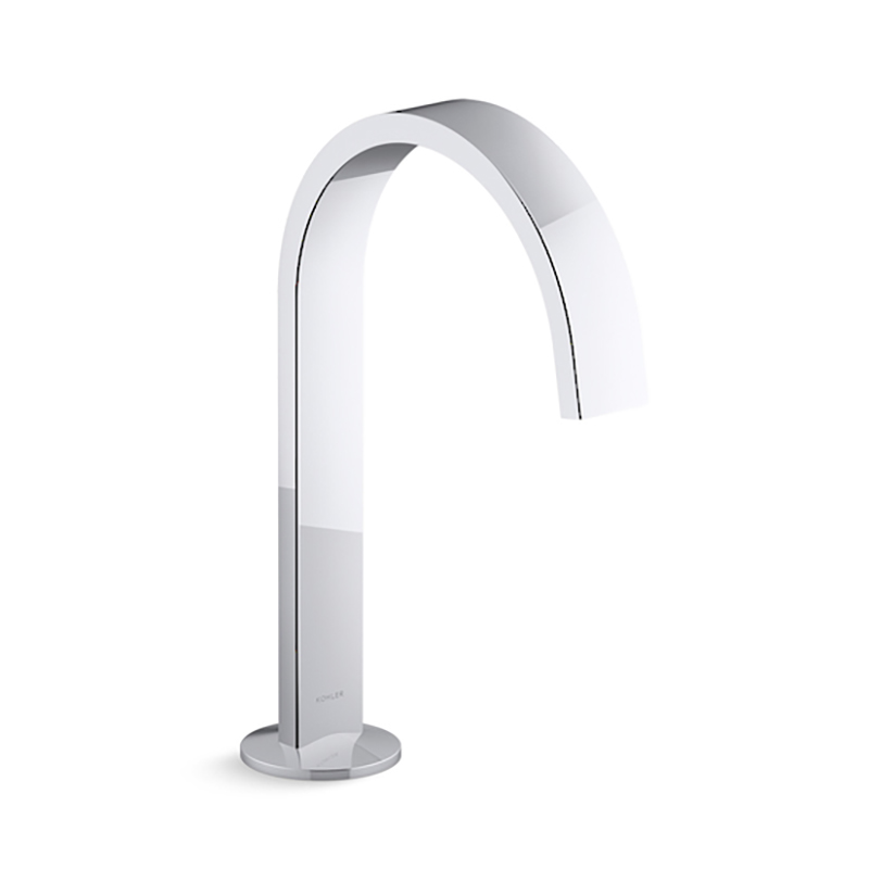 Components Basin Spout Ribbon-Chrome