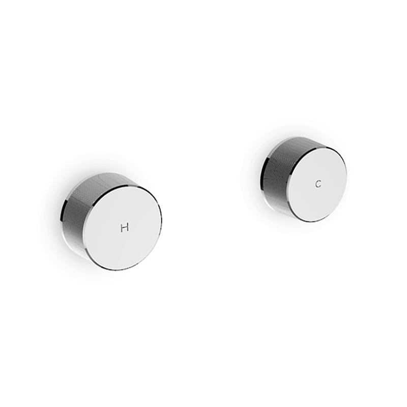 Components Wall Mount Dual Handles Oyl Trim-Chrome