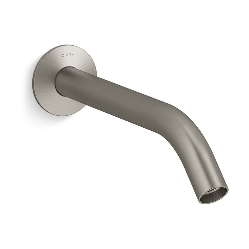 Components Wall Mount Basin Spout Tube Trim-Brushed Nickel