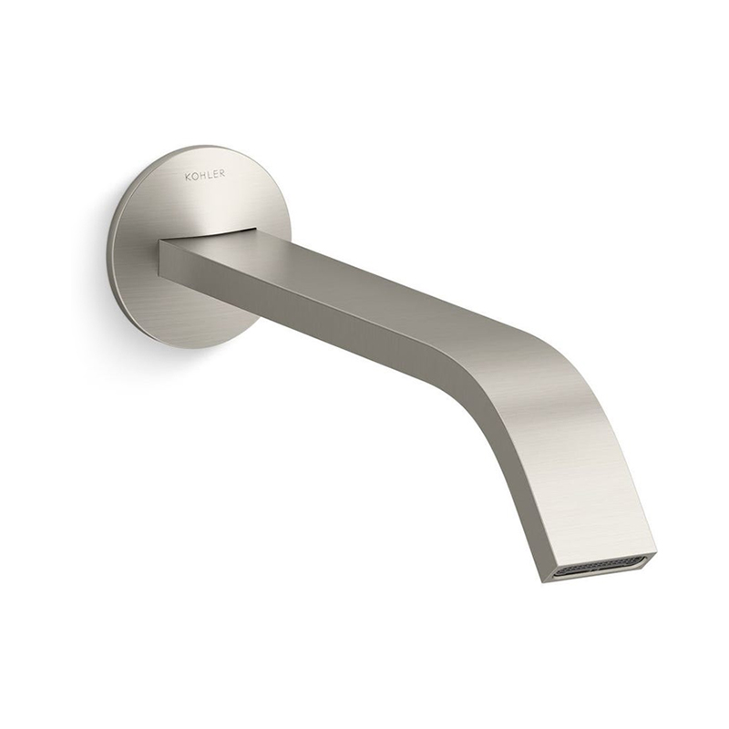 Components Wall Mount Basin Spout Ribbon Trim-Brushed Nicekl