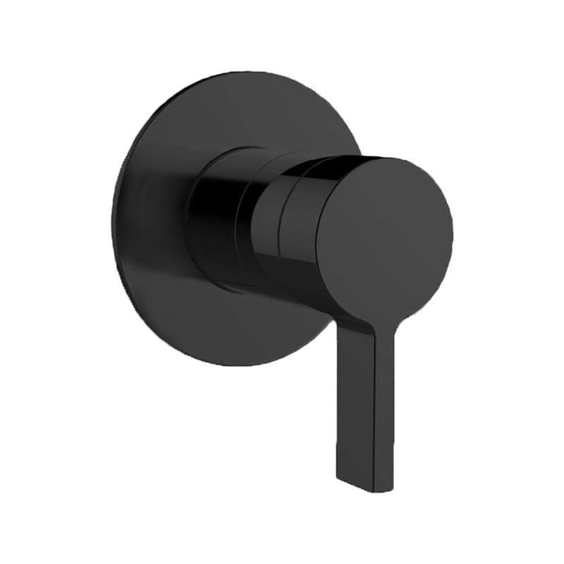 Components Shower/Bath Thin Trim Lever Handle-Matte Black