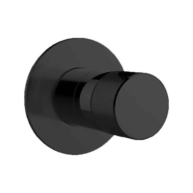 Components Shower/Bath Thin Trim Oyl Handle-Matte Black