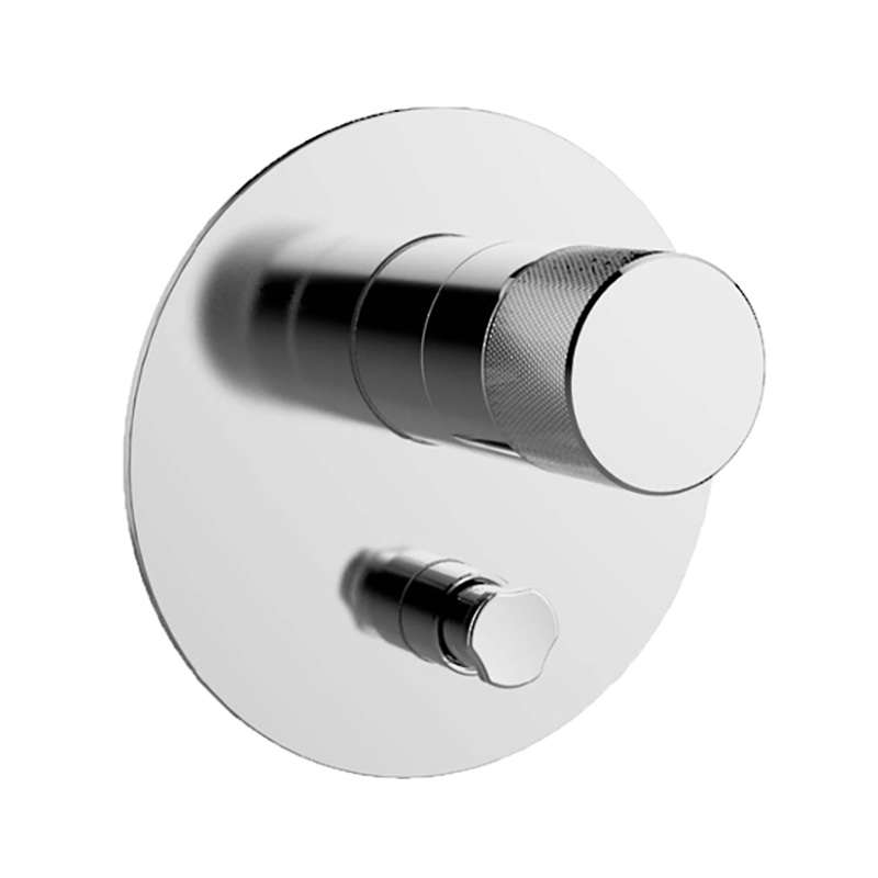 Components Showe/Bath with Diverter Thin Trim Oyl Handle-Chrome