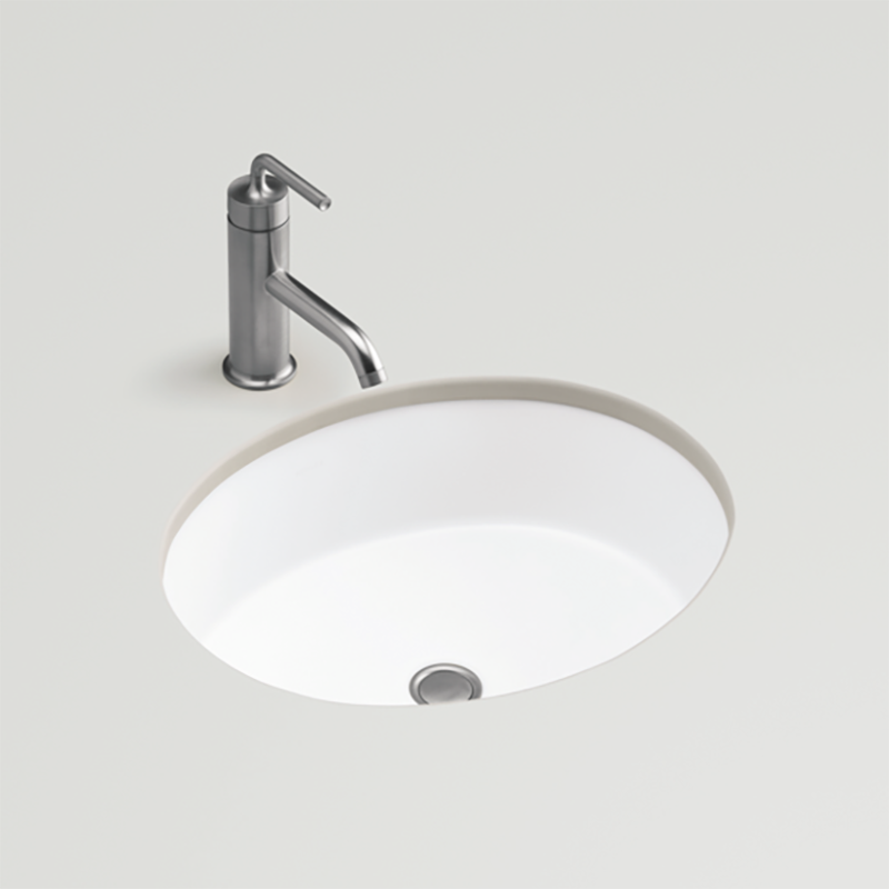 Verticyl Oval Undercounter Basin 486mm