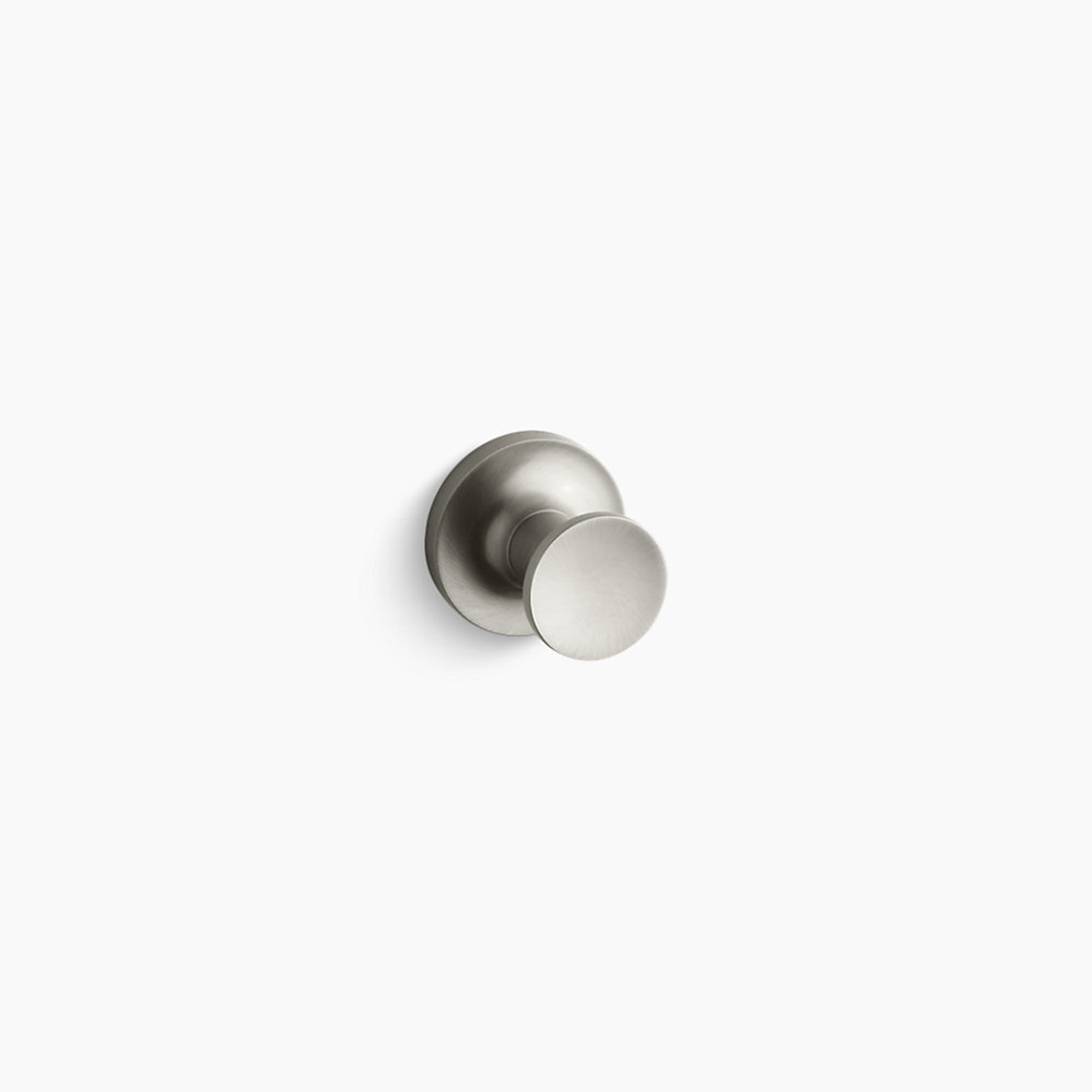 Purist Robe Hook-Brushed Nickel